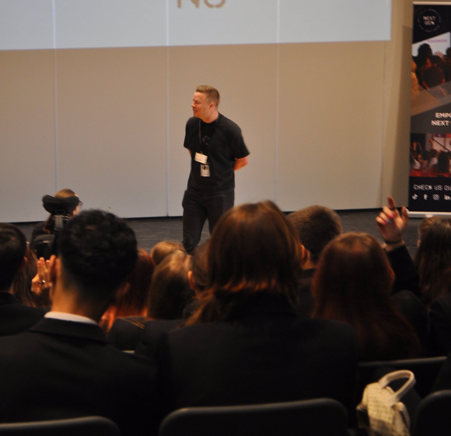 School assembly hall, young people workshops, Portsmouth & surrounding areas, Hampshire, Politely Rebellious Next Gen CIC